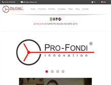 Tablet Screenshot of pro-fondi.com